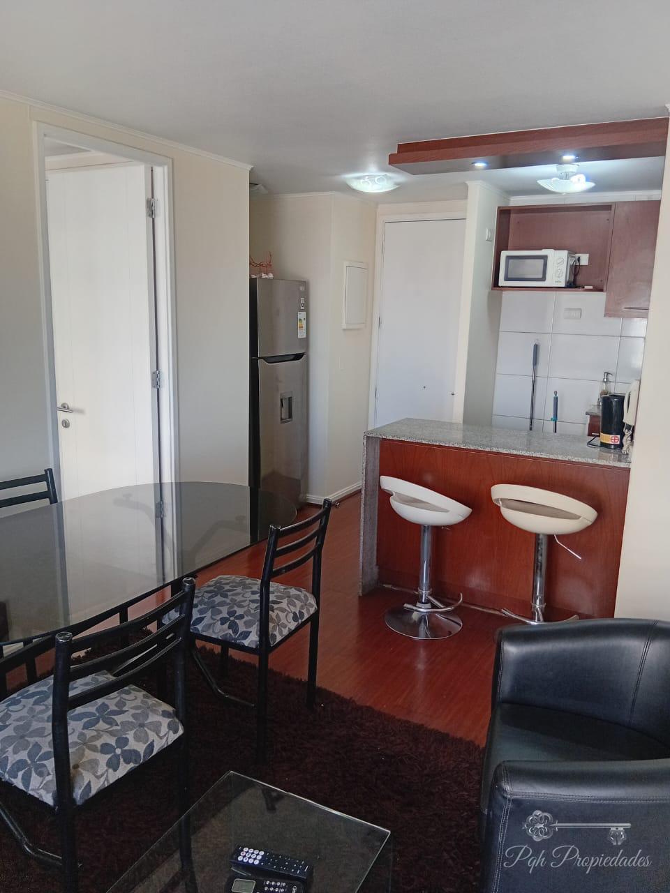 Amobladio, 2 dormitorios,2 baños
